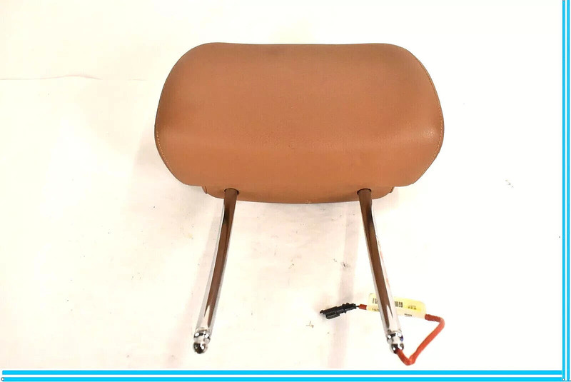 07-13 BMW X5 E70 Front Right Passenger Side Seat Head Rest Headrest Brown OEM