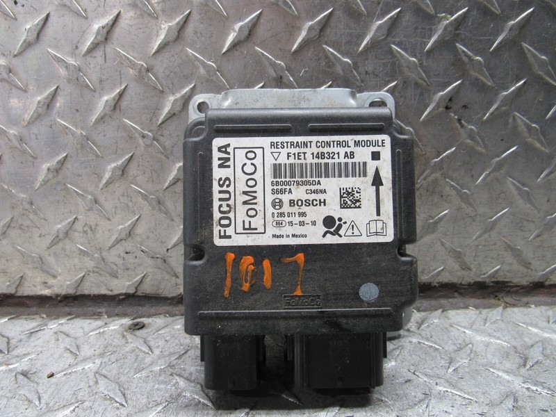 2015 FORD FOCUS SE SEDAN 2.0L RESTRAiNT CONTROL MODULE F1ET 14B321 AB
