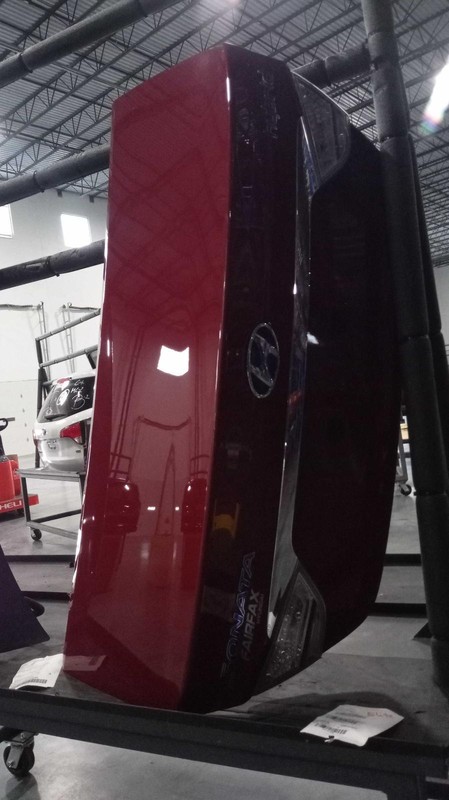 2013 Hyundai Sonata Red Deck Lid OEM 692004R000 92000 Miles
