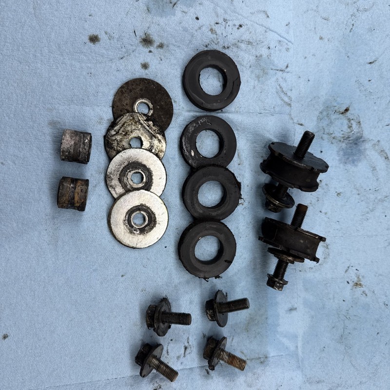 1980 Yamaha SRX 440 Vintage Snowmobile Racing Sled Motor Mounts