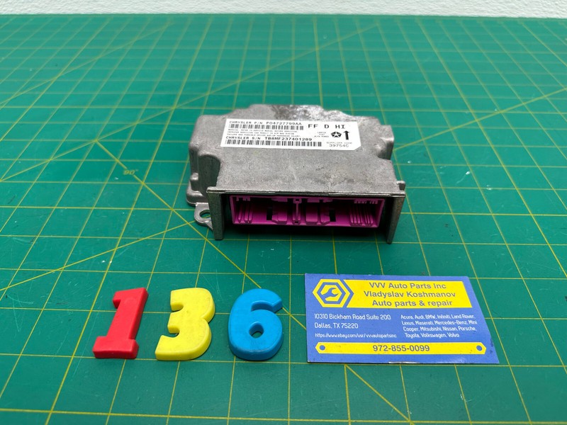 15 FIAT 500e RESTRAINT DIAGNOSTIC CONTROL MODULE SRS UNIT OEM