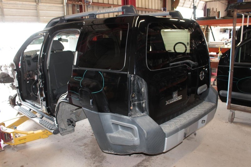 05-15 Nissan XTERRA 4.0L Black Driver Left Rear Quarter Panel