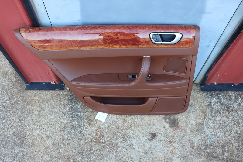 2006-2012 BENTLEY CONTINENTAL REAR LEFT SIDE INTERIOR DOOR PANEL COVER OEM