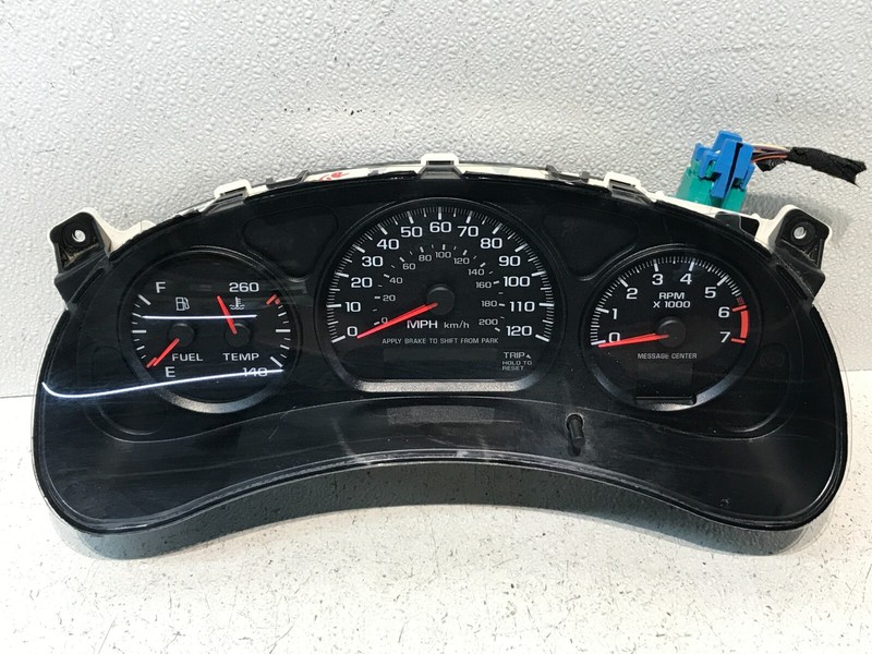 00-05 CHEVY MONTE CARLO INSTRUMENT 3 GAUGE CLUSTER SPEEDOMETER 96,463k Miles