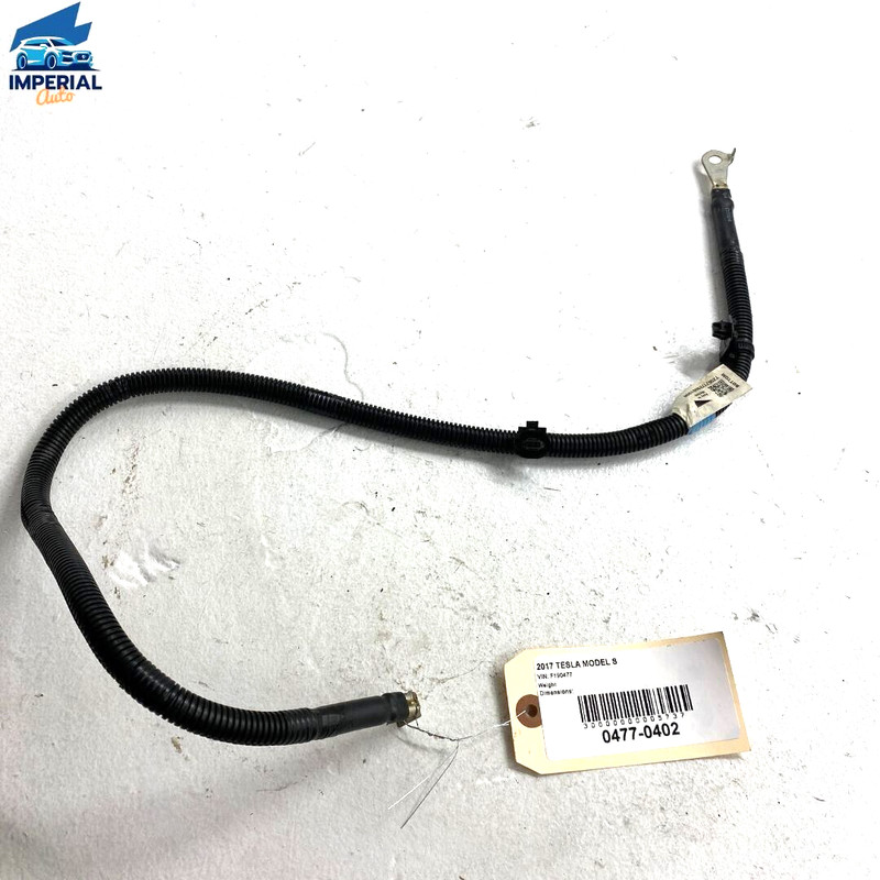 2012-20 Tesla Model S 75D AWD 12V Battery Negative Cable Wire Wiring Harness OEM