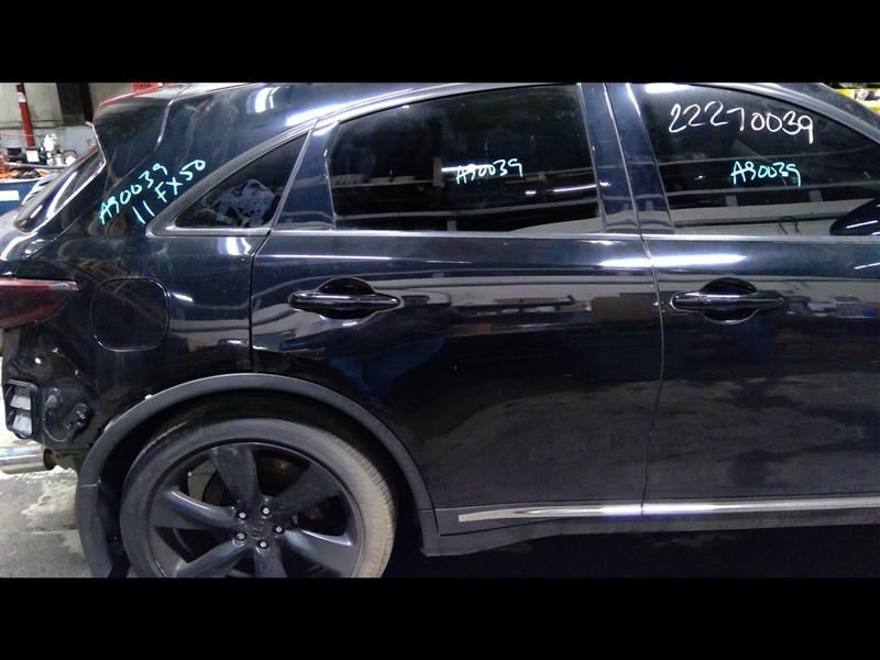 Passenger Rear Side Door Black Thru 10/10 Fits 09-11 INFINITI FX SERIES 649248