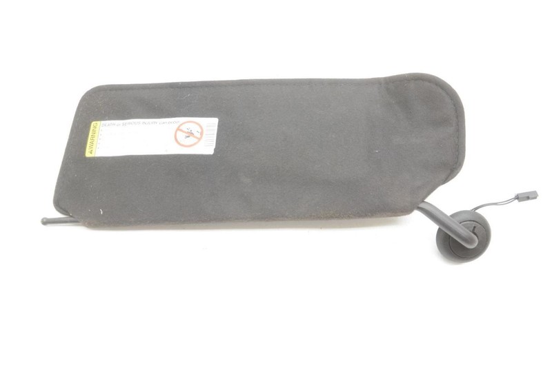 Passenger Right Front Black Sun Visor Assembly Fits 00-04 CORVETTE C5