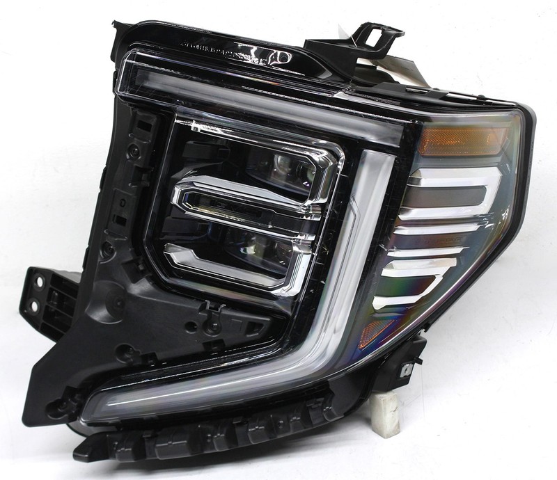 OEM Left Driver Side LED Headlamp For GMC Sierra Denali, SLT Chrome 85049924