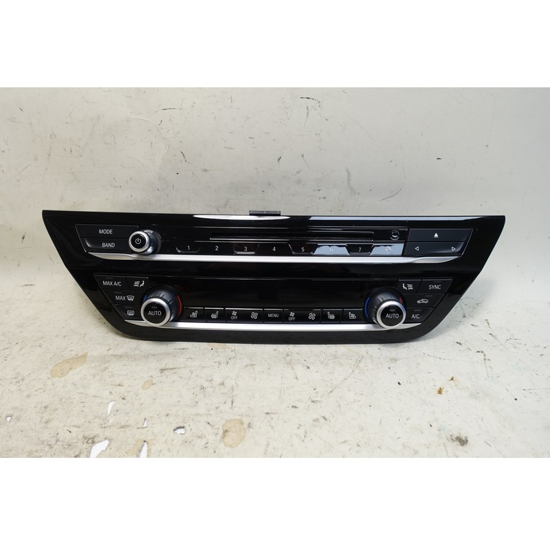 17-18 BMW G30 5-Series Early Climate Control Radio Face Plate Panel OEM