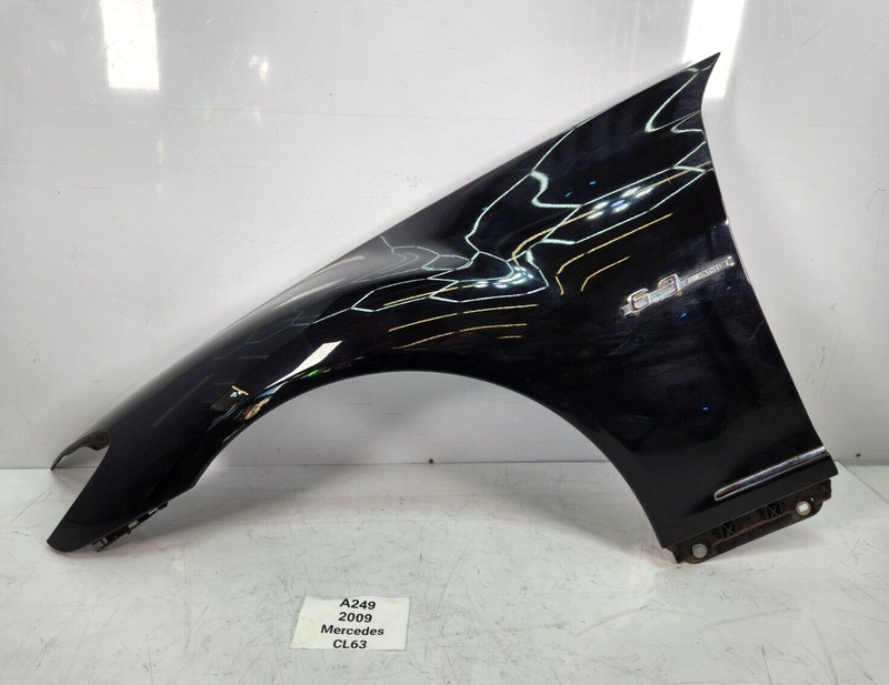 ✅ 08-10 OEM Mercedes C216 CL63 AMG Front Left Driver Fender Panel Black 040U