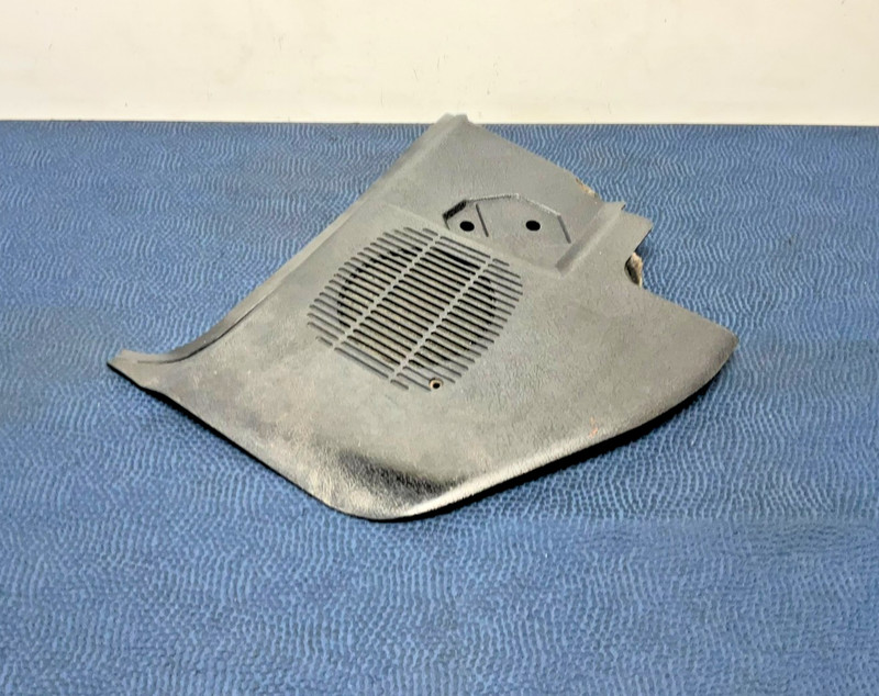 84–91 BMW E30 Front Left Side Trim Front Panel Leg Room Speaker Cover Black OEM