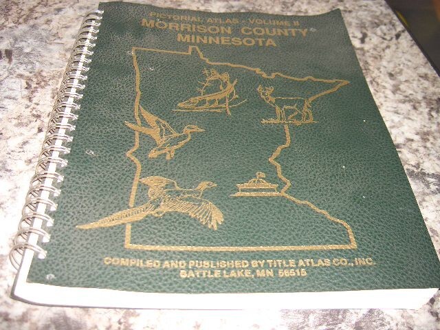 Pictorial Atlas MorrisonCounty MN Minnesota volume 2 1996title atlas pics