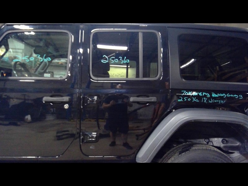 Driver Rear Side Door Full Door Power Window Fits 18-23 WRANGLER 1660399