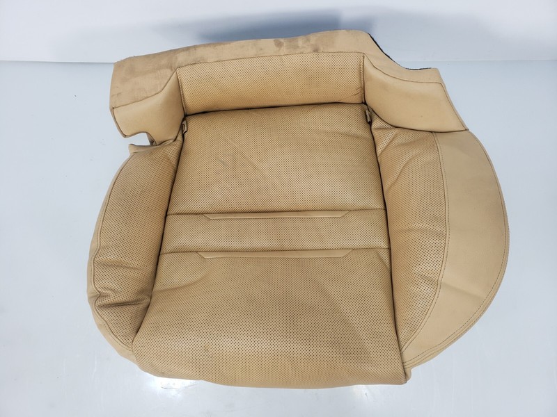 ✅ 17-22 OEM Porsche Panamera 971 Rear Driver Lower Seat Beige Leather Tan Sand