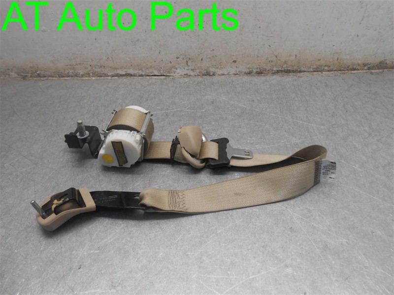 08 09 10 FORD F250SD 74K CREW CAB REAR DRIVER LEFT SEAT BELT RETRACTOR TAN OEM