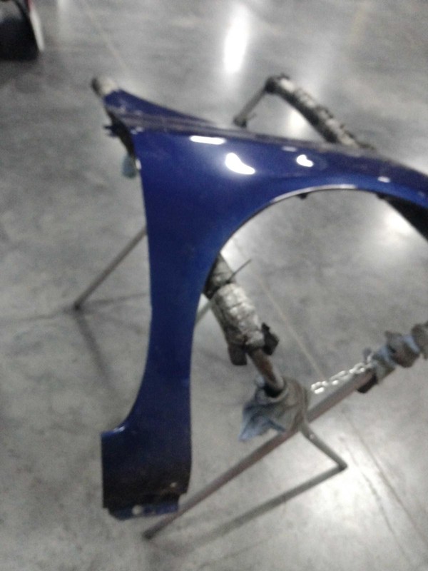 2018 Nissan Versa Right Fender Blue Good Condition 298491 NJ25-23689-599140