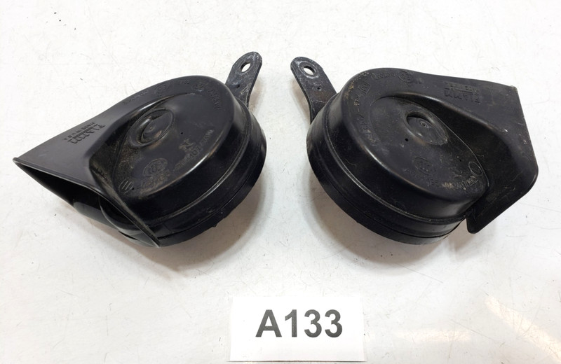 ✅ 16-20 OEM Tesla Model X Front Left Driver Right Passenger Low Tone Horn SET