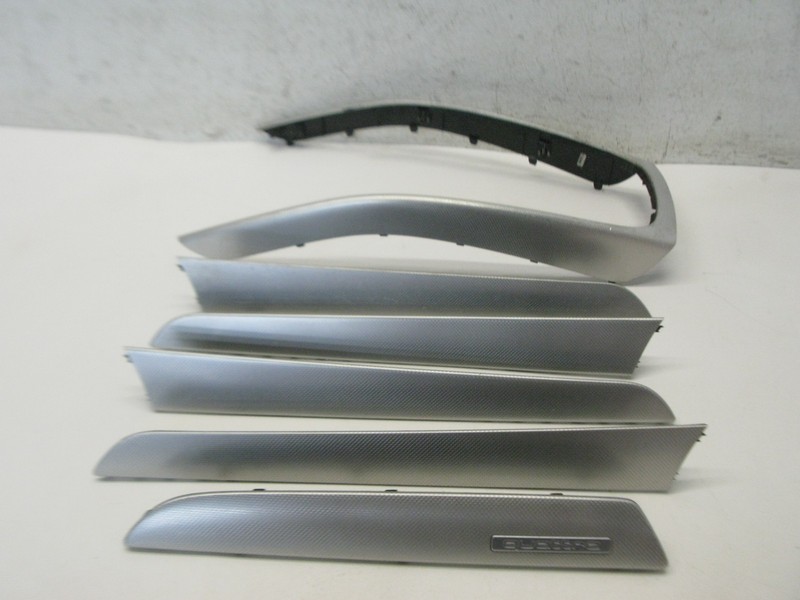 09-16 AUDI B8 A4 S4 DASHBOARD DOOR PANEL INTERIOR ALUMINUM TRIM SET OEM 051325