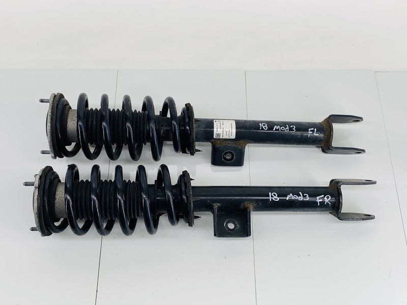 17-23 TESLA MODEL 3 RWD FRONT RIGHT & LEFT SIDE SHOCK STRUT ABSORBER SET OEM
