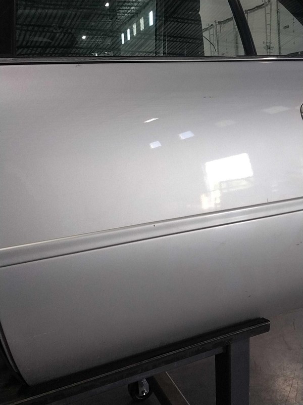 2003 Cadillac DeVille Left Rear Door Grey OEM Used 83K Miles - Part #91549