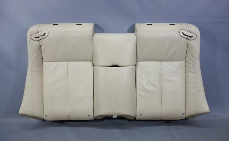 2004-2008 BMW E63 6-Series E64 Rear Seat Backrest Pad Cream Beige Leather OEM