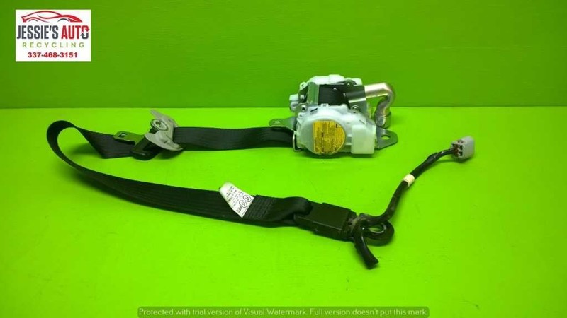 10-12 LEXUS IS250 PASSENGER RIGHT FRONT PRE-CRASH SEAT BELT RETRACTOR 2028-110