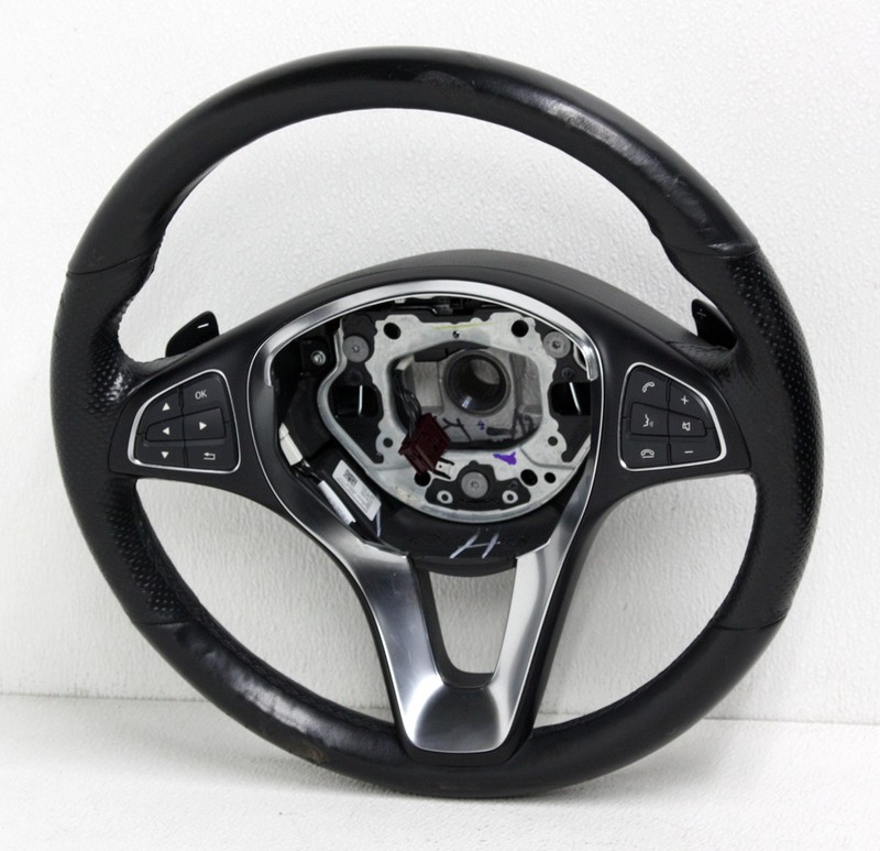 OEM Mercedes-Benz GLE-Class Steering Wheel 000-460-55-03-9E38 Scuffs