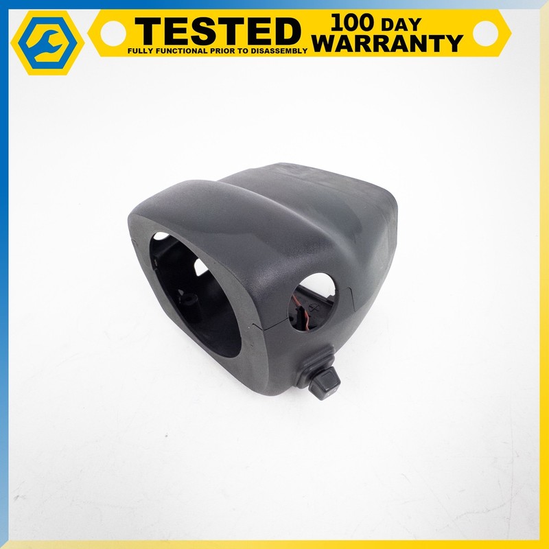 05-13 CHEVROLET CORVETTE C6 STEERING WHEEL COLUMN SHROUD COVER BLACK OEM