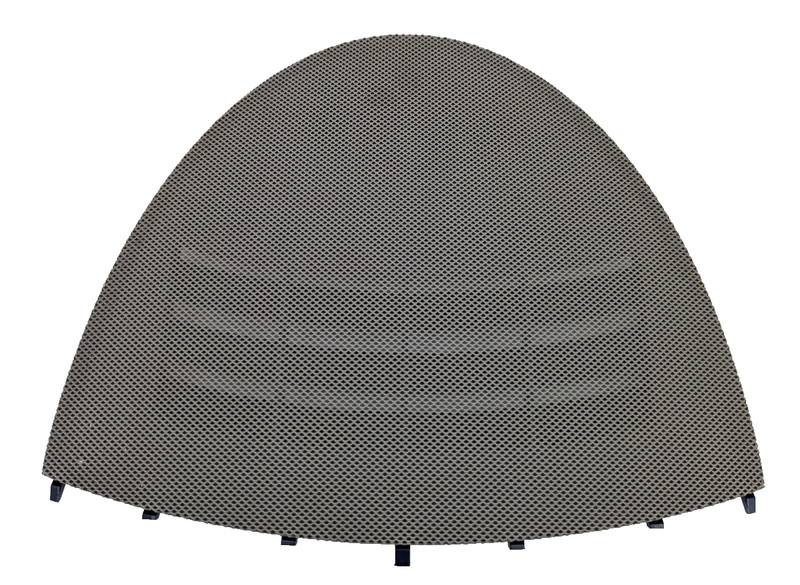 05-09 Mercedes W211 E500 Dash Center AC Air Vent Speaker Cover dark brown