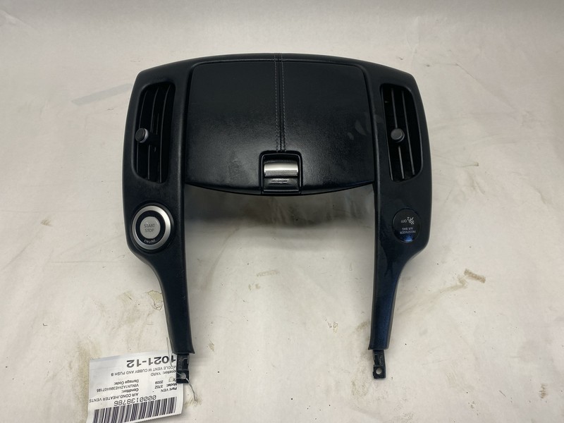 2009-2018 NISSAN 370Z DASHBOARD PANEL A/C AIR VENT STORAGE COVER W/ SWITCH OEM