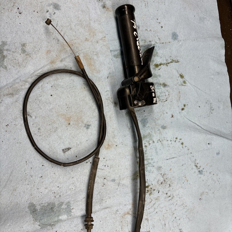 1975 Arctic Cat Cheetah Vintage Snowmobile Brake Cluster, Lever , Cable, Switch