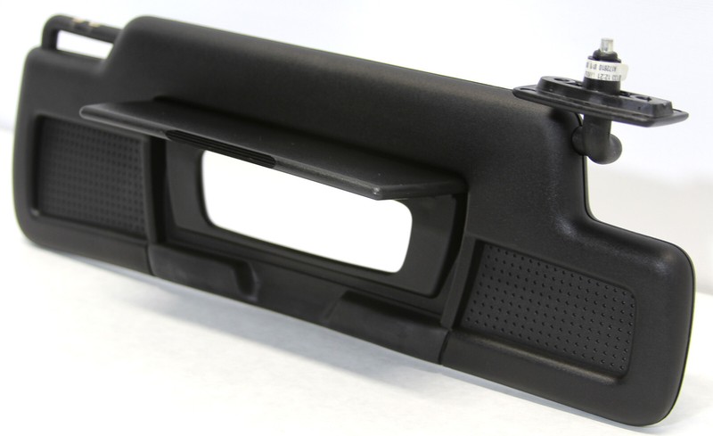 ✅ 2012-20 MERCEDES-BENZ SLK250 OEM RIGHT SUN-VISOR PASSENGER SIDE w/MIRROR BLACK