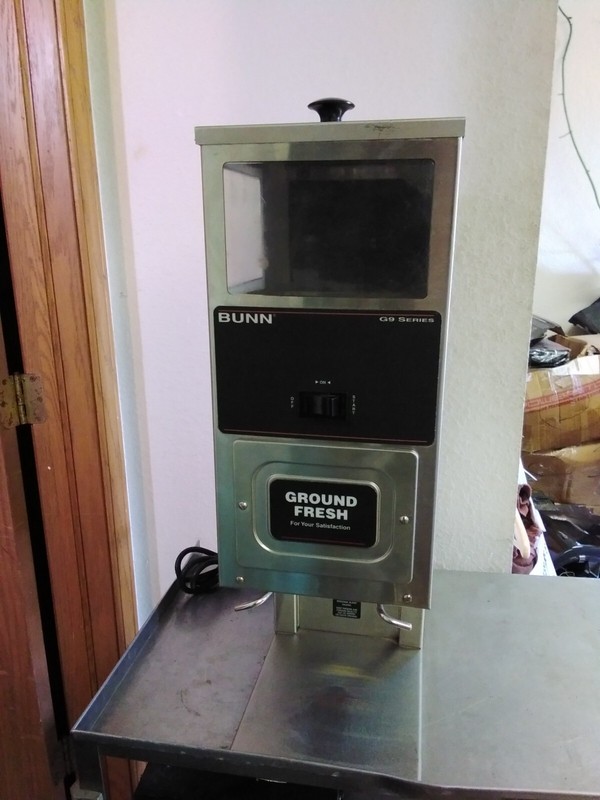 Bunn G9T HD Tall INTFC-Dual Coffee Grinder 120V 1 Phase