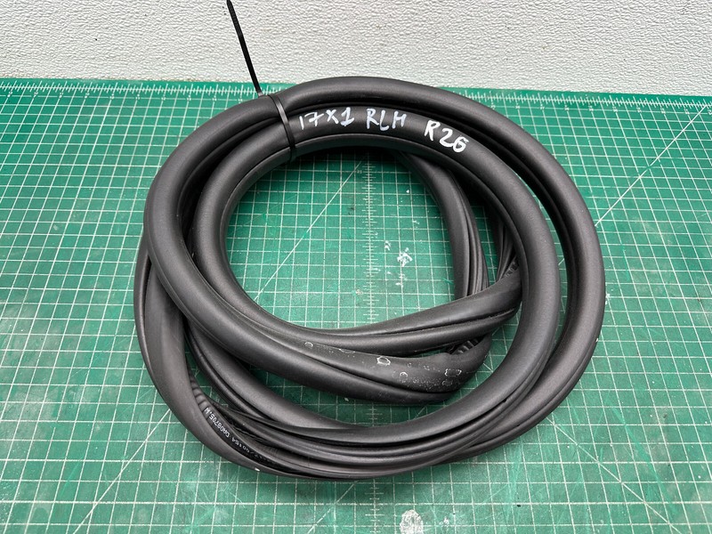 16-22 BMW X1 F48 REAR LEFT DRIVER SIDE DOOR BODY WEATHERSTRIP SEAL OEM