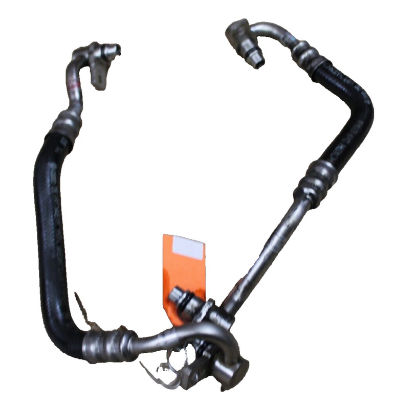 2012-2018 Audi S6/S7/S8 Transmission Trans Oil Pressure Feed Line Hose Set Pair