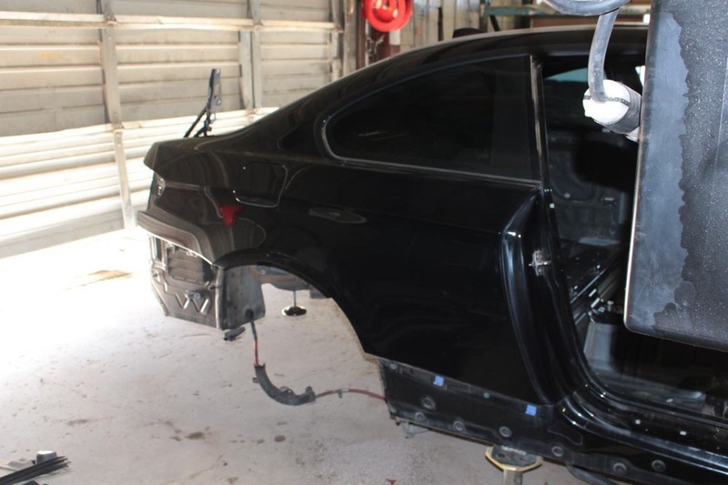 08-13 BMW M3 4.0L Passenger Right Rear Quarter Panel Assembly