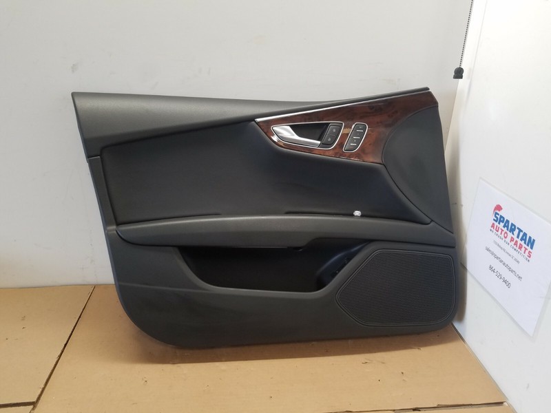 2012-2018 AUDI A7 QUATTRO FRONT LEFT DRIVER SIDE DOOR TRIM PANEL 13 13 14 OEM