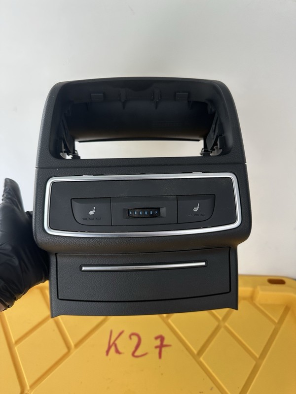 2015 AUDI A6 CENTER CONSOLE REAR BACK TRIM COVER PANEL OEM