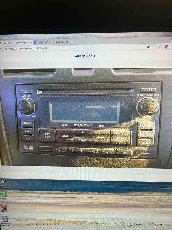 Audio & Visual Equip.(radio) SUBARU XV CROSSTREK 13 14