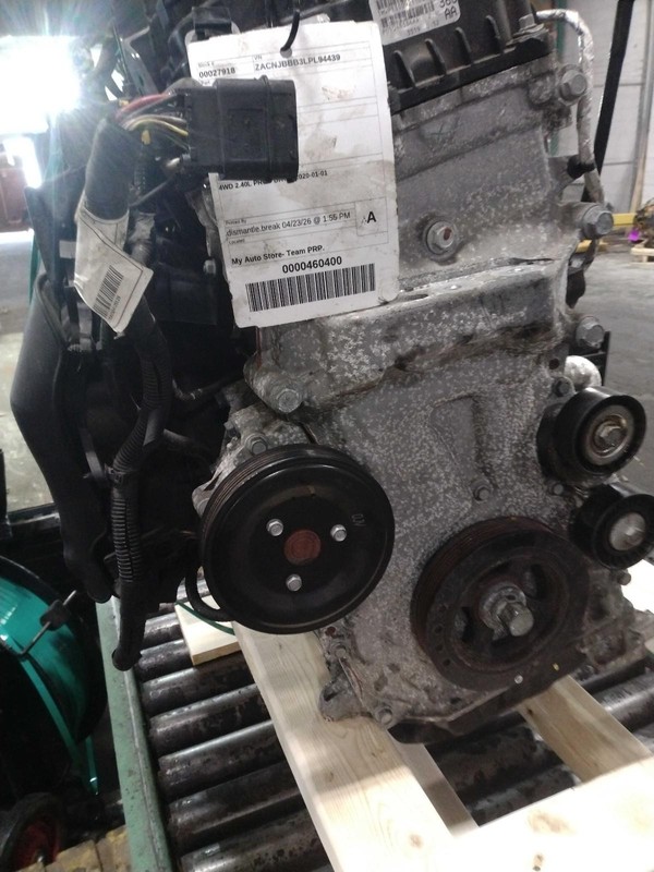 Used Engine Complete Assembly fits: 2020 Jeep Renegade 2.4L VIN B 8th digit Grad