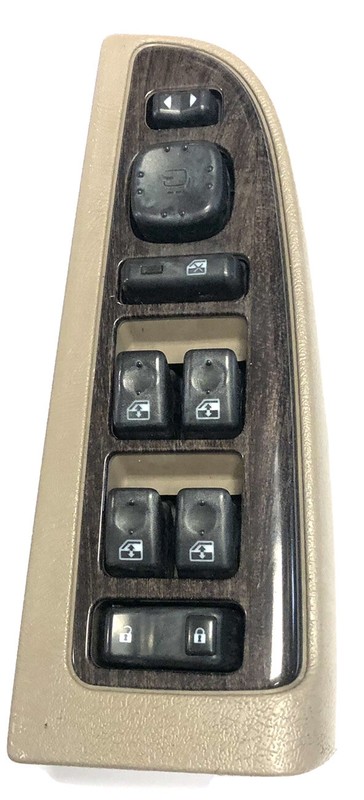 2002-2006 Tahoe Escalade Suburban Yukon Master Power Window woodgrain switch