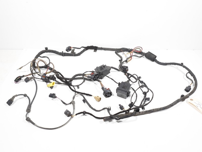 17-19 AUDI Q7 Headlight Pinion Etc. Wiring Wire Harness LED Front Passenger OEM