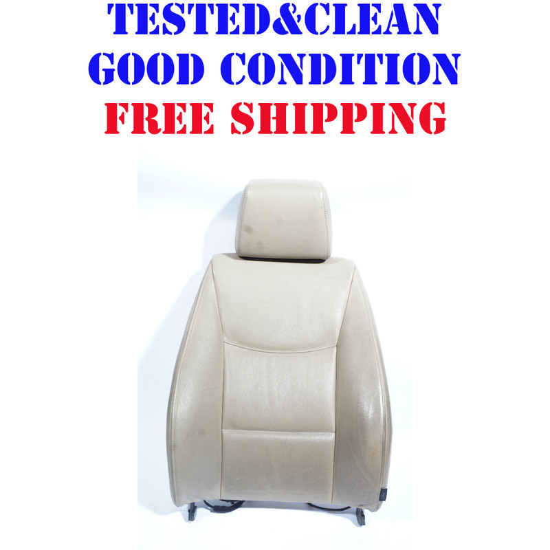 2007 - 2011 BMW 328XI 328I FRONT LEFT DRIVER SEAT BACK BACKREST W/ HEADREST OEM