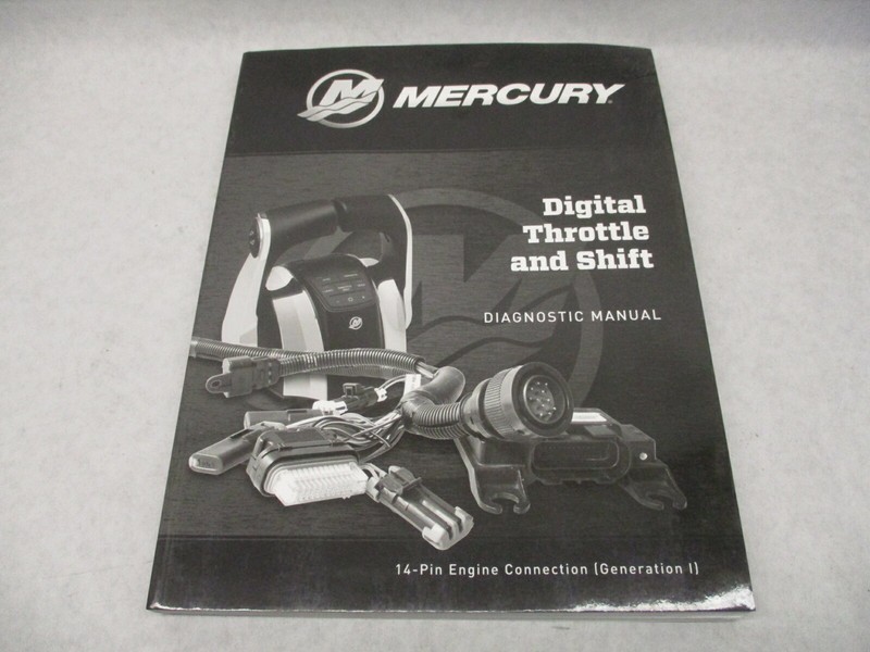 90-8M0057654 2015 Mercury Mercruiser DTS 14-Pin Gen 1 Diagnostic Service Manual