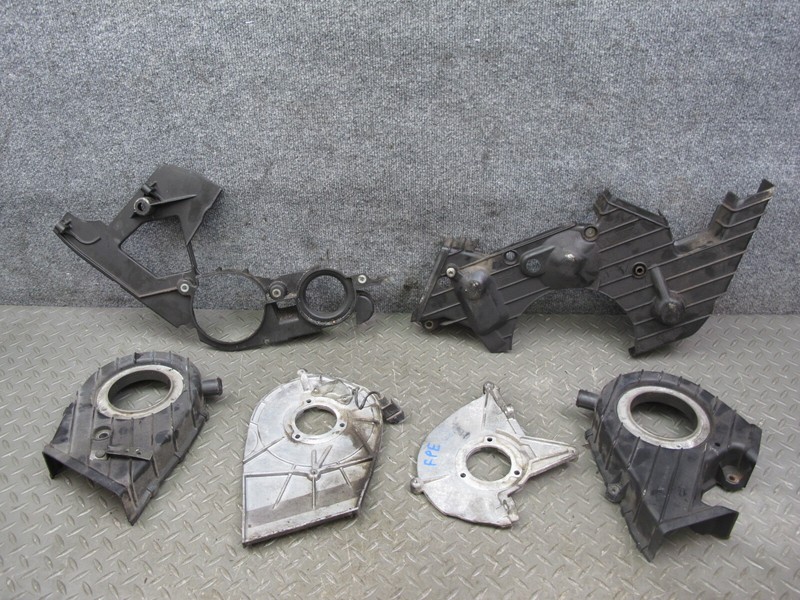 1987-1989 PORSCHE 928 5.0L M28.41 ENGINE MOTOR TIMING COVER SET OF 6