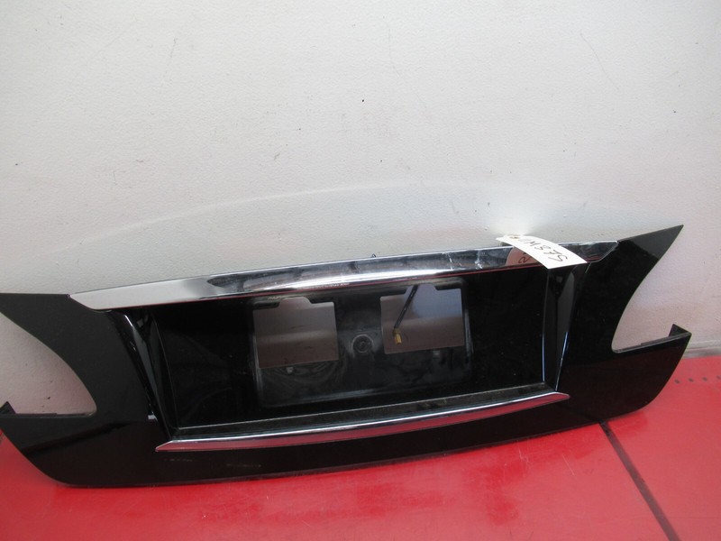 11-13 INFINITI M37 REAR TRUNK MOLDING TRIM PANEL BLACK OEM