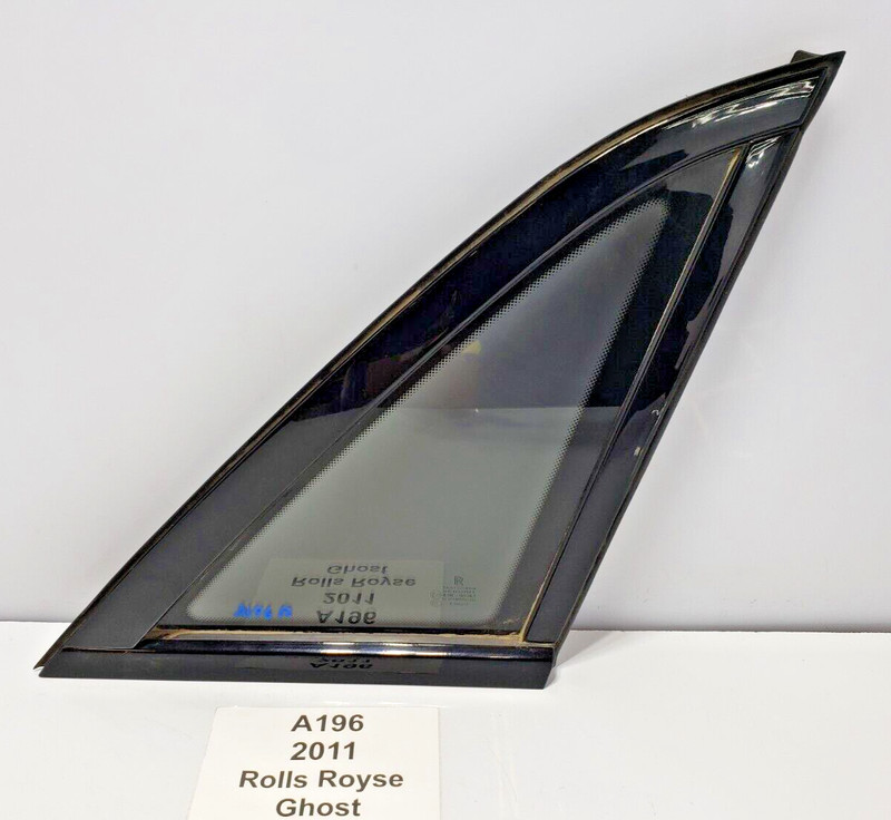 ✅ 2010-2014 OEM Rolls Royce Ghost RR4 Rear Right Passenger Quarter Window Glass