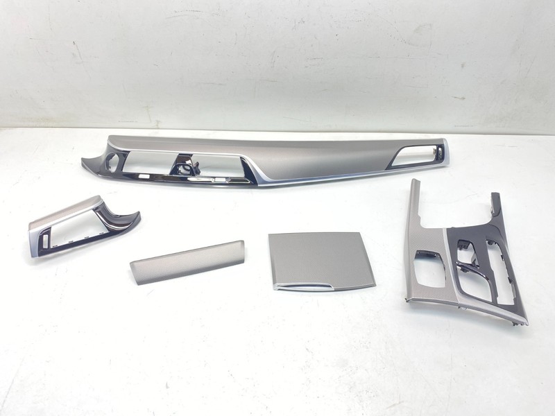 18-23 BMW F90 G30 530 540 M5 Interior Dash Center Console Trim Carbon Set! OEM ✅