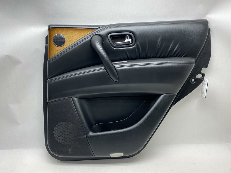 11 12 INFINITI QX56 REAR RIGHT PASSENGER SIDE DOOR TRIM PANEL OEM