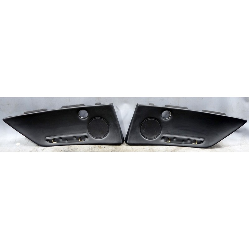 01-06 BMW E46 M3 Convertible Rear Lateral Interior Trim Insert Black Leather OEM
